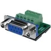 Intronics OEM AB4000 9 polige D-sub connector female met schroefcontacten