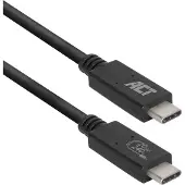 ACT USB4 20Gbps 240W USB Type-C kabel, USB-IF gecertificeerd, 1 meterAC7431