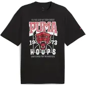 Puma Functioneel shirt 'Rival Rage' knalrood / zwart / wit