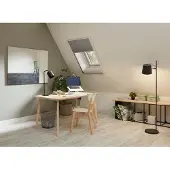 Cando Duo-plissé Hor Dakraam Premium - 114x160cm - Wit