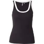Pieces Top 'PCMay' zwart / wit