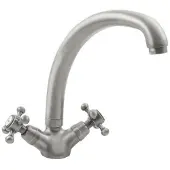 Sapho Keukenkraan hoog antea 24 cm zilver