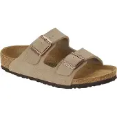 Birkenstock Leren Slippers Arizona Kids LEVE Taupe kind 29