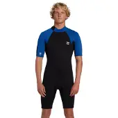 Billabong Foil 2/2 Mm Shorty Met Korte Mouwen En Rits Op De Rug