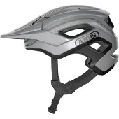 ABUS Fietshelm CLIFFHANGER Ti silver M - 54-58 cm - zilver - Geschikt voor gebruik op mountainbikes - 325 g