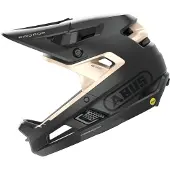ABUS Fietshelm AIRDROP MIPS black gold L/XL - 58-62 cm - zwart - Geschikt voor gebruik tijdens downhill - enduro - 890 g