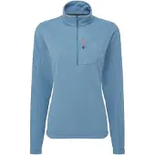 Mountain Equipment - Women's Micro Zip Tee - Fleecetrui 34, blauw