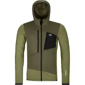 Ortovox - Fleece Grid Hoody - Fleecevest XL, olijfgroen