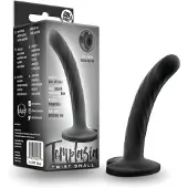 Temptasia Twist Small - dildo met zuignap, gedraaid (zwart)