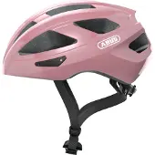 ABUS Fietshelm MACATOR shiny rose L - 58-62 cm - pink - Geschikt voor gebruik op elektrische fietsen - stadsfietsen - 360 g