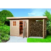 Weka Tuinhuis Met Overkapping 170 Type A Gr1 211x385cm