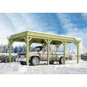 Weka Carport 609 294x591cm