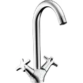 Hansgrohe Tweegreeps Keukenkraan Mysport Chroom