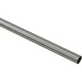 Overig Gordijnroede - Geborsteld Nikkel Rvs-look - Diam. 16mm - 120cm