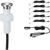 Paulmann 93694 Verlichtingssysteem Plug&Shine LED-buiteninbouwlamp (uitbreiding) Set van 5 stuks