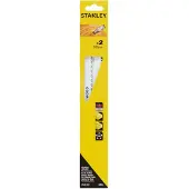 Stanley Reciprozaagblad Hout Sta21252-xj - 305mm - 4tpi - Hcs - 2 Stuks