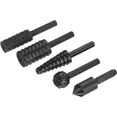 Stanley Boorfrees Sta66190-qz - Raspen En Verzinkfrees - 5 Stuks - 6-13 Mm