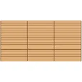 Solid Voorwand ‘s7744’ Hout 480x245cm