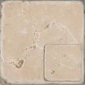 Overig Wandtegel Rosa Perlino - Rood - Natuursteen - 10x10 Cm - 0,5 M²