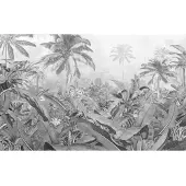Overig Amazonia Fotobehang Black & White - Grijs - 2,50m X 400cm