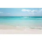 Overig Fotobehang Azur Ocean - Blauw - 25m X 400cm