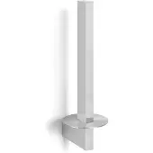 Zack LINEA Reserverolhouder - 25x11x8cm - 2 rollen - mat geborsteld RVS 40399