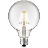 Home Sweet Home Ledfilamentlamp Globe - D9,5cm - Dimbaar - Warm Wit - E27 - 6w