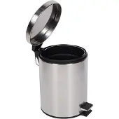 AquaVive 5l Pedal Bin Mat Rvs