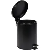 AquaVive 5l Pedal Bin Mat Zwart
