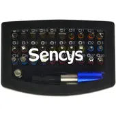 Sencys Schroefbitset - Magnetisch Ph/pz/torx/zeskant/sleufkop - 25mm - 32-delig