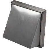 Sencys Overdrukrooster Kap Ø150mm Rvs