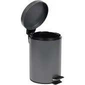 AquaVive 5l Pedal Bin Mat Grijs