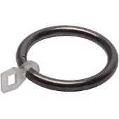DecoMode Ring + Overklikoog Zwart Nikkel 20mm - 6 Stuks