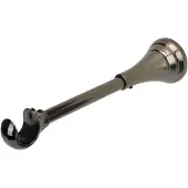 DecoMode Steun Uitschuif Zwart Nikkel 20mm 11-22cm - 2 Stuks