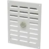 Sencys Schuifrooster 19,5x24,5cm Aluminium Wit