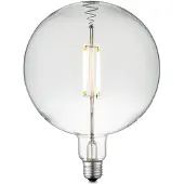 Home Sweet Home Ledfilamentlamp Globe Carbon C - D18cm - Dimbaar - Blanc Chaud - E27 - 4w