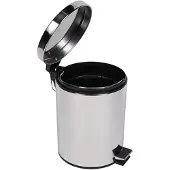 AquaVive 5l Pedal Bin Mat Lichtgrijs