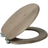 AquaVive Wc-bril - Mdf - Softclose - Verstelbaar - Donkere Eik