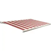 Domasol Knikarmscherm F20 Motor Met Handzender Ral 9001 Met Doek D509 300x250cm