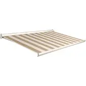 Domasol Knikarmscherm F10 - Crème - Doek D513 - Handmatig - Uv-bestendig - 400x300cm