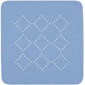 Spirella Antislip Badmat Alaska - Licht Blauw - 55x55cm