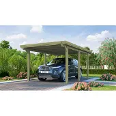 Weka Carport 617 Gr.1 Onbehandeld Zonder Dak 294x398cm