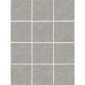 Praxis Fossiel Wandtegel - Grijs - Glanzend - 10x10 Cm - 0,50 M²