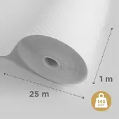 Sencys Glasvliesbehang Visgraat - 25 M - 145 G/m²