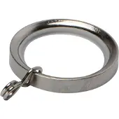 DecoMode - Gordijnring - Metaal - Geborsteld Nikkel - Dia. 20mm - 10 Stuks