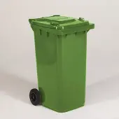 Engels Groene Afvalcontainer – 240 Liter, Hdpe Kunststof