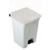 Engels Witte Pedaal-afvalbak – 45 Liter, Pp Kunststof