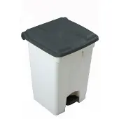 Engels Witte Pedaal-afvalbak – 45 Liter, Pp Kunststof