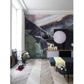 Overig Fotobehang Vanilla Lime 14221 - Paars - Groen - Grijs - 2,70m X 450cm