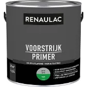 RENAULAC Primer - Muur En Plafond - Mat Grijs - 2,5l